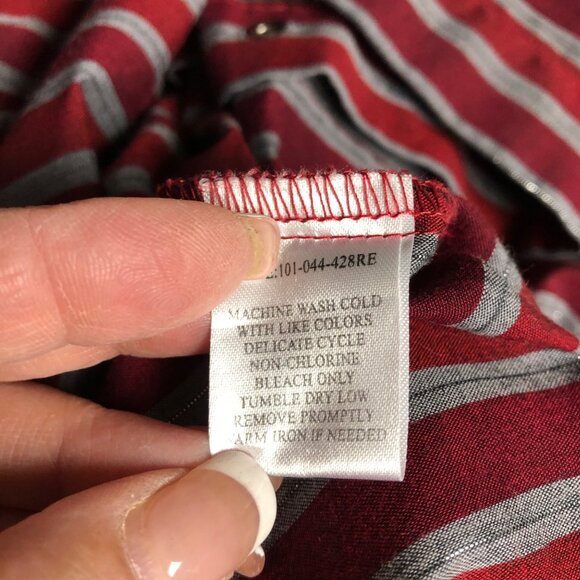 ROPER Western Shirt Mens XL Button Down Pearl Snap Pocketed Long Sleeve - Picture 7 of 10